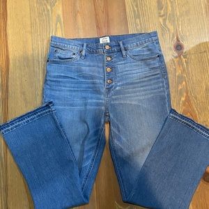 J crew Tall 9" demi-boot crop jean
